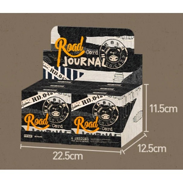 ♋現貨♋全新未拆 一中盒6款 POP MART  泡泡瑪特 小野 HIRONO 公路日誌系列 長款手機掛鏈-規格圖9