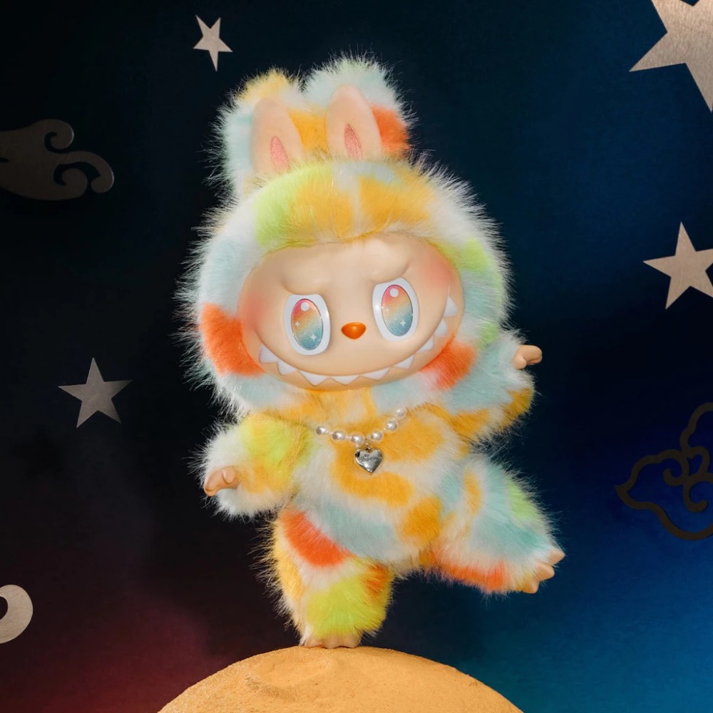 ♋現貨♋全新未拆 官方正版 泡泡瑪特 前方高能 ROCK THE UNIVERSE Labubu  搪膠 毛絨 公仔-細節圖3