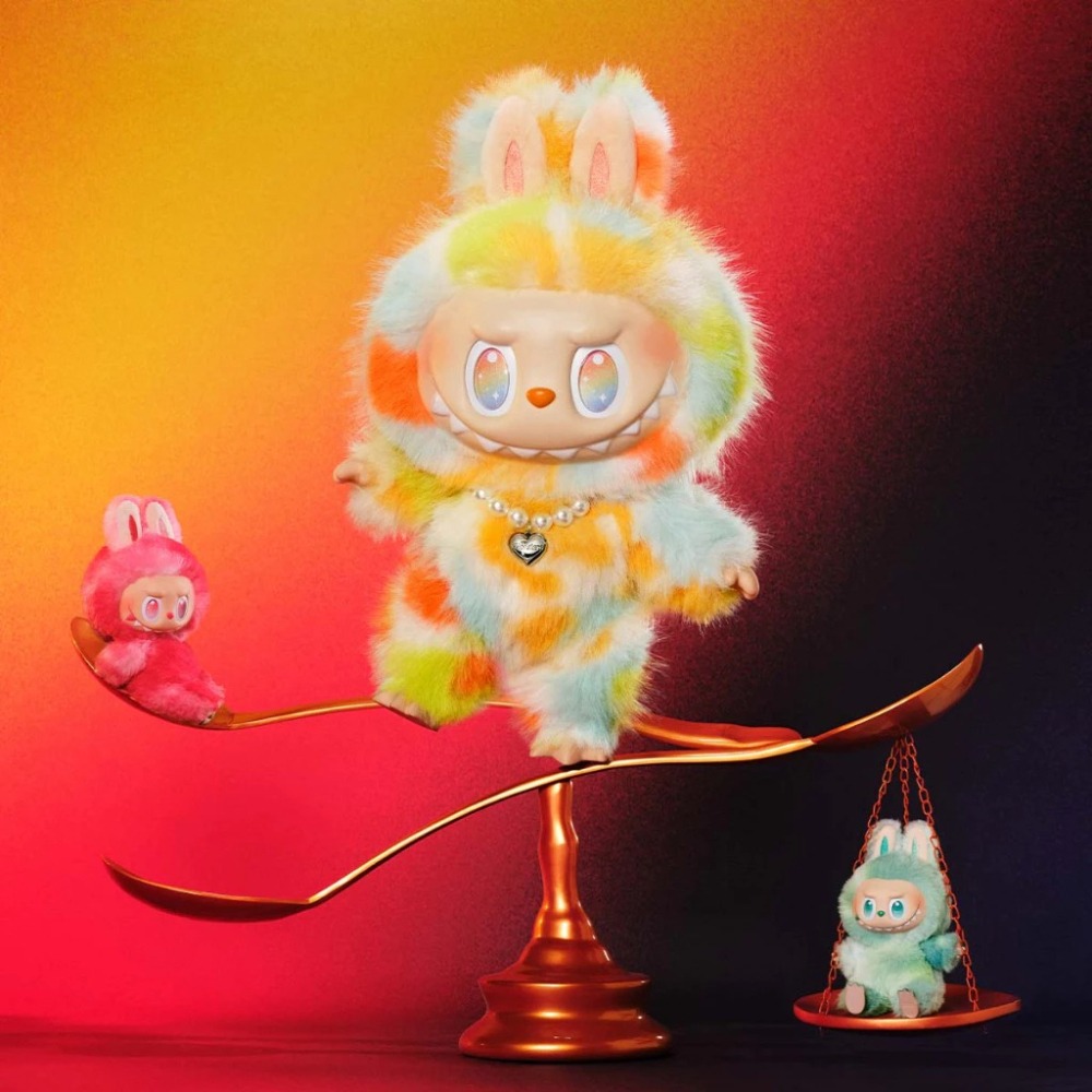 ♋現貨♋全新未拆 官方正版 泡泡瑪特 前方高能 ROCK THE UNIVERSE Labubu  搪膠 毛絨 公仔-細節圖4