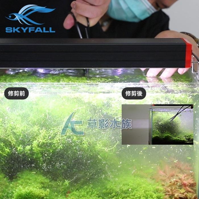【AC草影】SKYFALL 天賞 消光黑不鏽鋼水草剪（波浪剪/24cm）【一個】波浪剪刀 修剪前景草 水草剪刀-細節圖6