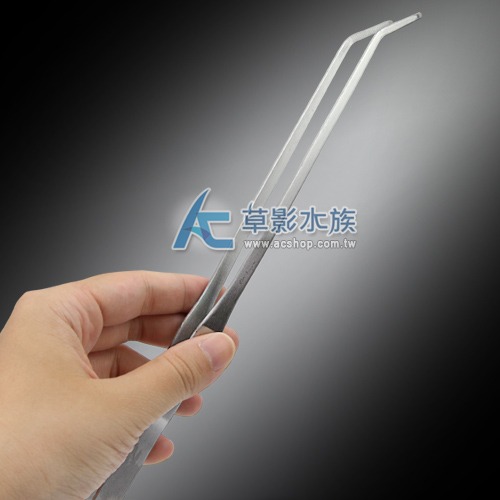【AC草影】SKYFALL 天賞 消光黑不鏽鋼水草夾【一支】水草工具 霧面黑 夾水草 水草鑷子 剪水草 水草修剪 剪刀-規格圖7