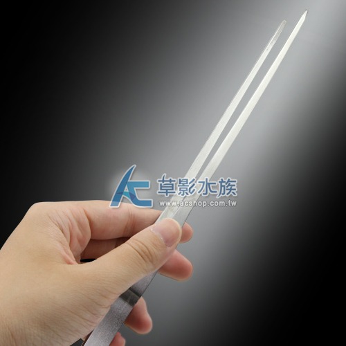 【AC草影】SKYFALL 天賞 消光黑不鏽鋼水草夾【一支】水草工具 霧面黑 夾水草 水草鑷子 剪水草 水草修剪 剪刀-規格圖7