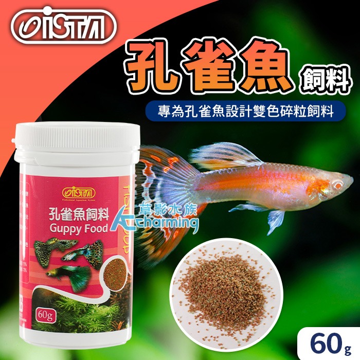 【AC草影】ISTA 伊士達 孔雀魚飼料 孔雀魚 小型魚 小碎粒飼料 全紅白子 天空藍孔雀 紅蓮燈飼料 燈魚飼料 鬥魚-規格圖7