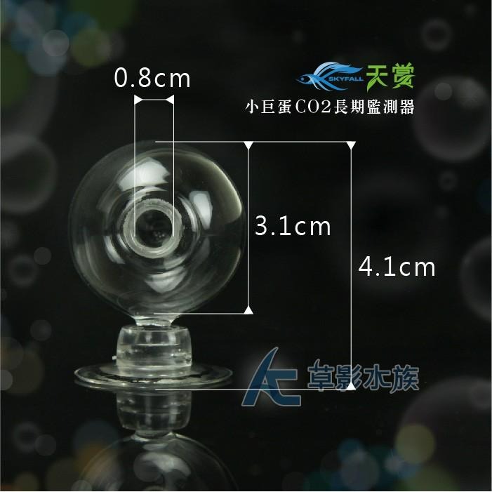 【AC草影】SKYFALL 天賞 小巨蛋CO2長期監測器（含監測液）【一個】二氧化碳監測 CO2監視 水質測試 魚缸測試-細節圖3