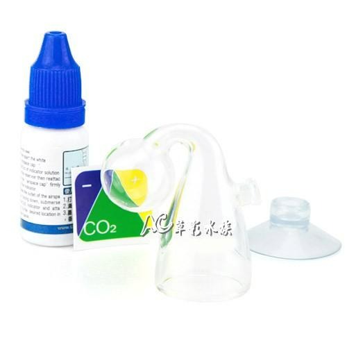 【AC草影】SKYFALL 天賞 水滴型CO2長期監測器【一盒】二氧化碳監測 ph監測 含測試劑 水質檢測 水質測試-細節圖2