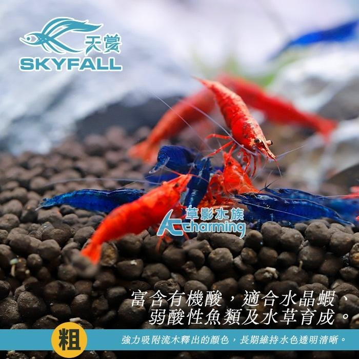 【AC草影】SKYFALL 天賞 低肥性日本黑土（1L/粗）【一包】可降酸 避免藻類 各種米蝦 孔雀魚底土-細節圖3
