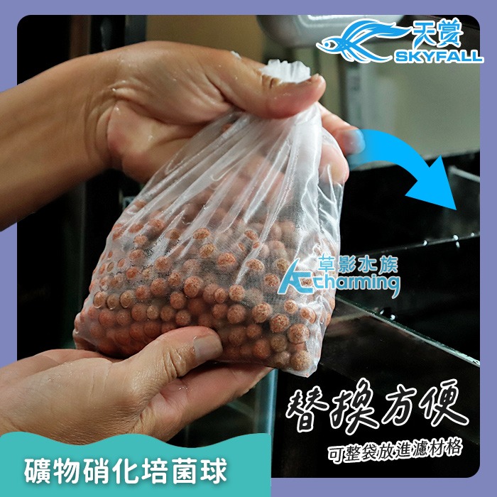 【AC草影】SKYFALL 天賞 礦物硝化培菌球 培菌球 石英球 培菌石英球 中空培菌球 濾材 陶瓷珠 培菌石 奈米級-細節圖5