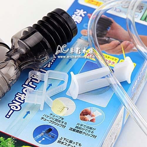 【AC草影】Suisaku 水作 按壓式虹吸管/換水器（M）【一盒】清洗底沙 最新二代出貨 洗砂器-細節圖4