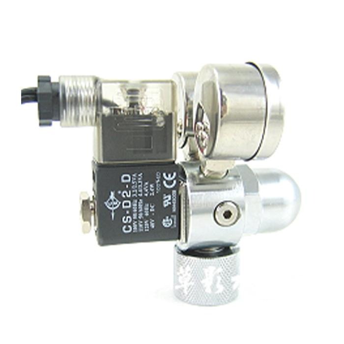 【AC草影】ISTA 伊士達 三代米老鼠電磁閥（直立式）【一組】二氧化碳設備 微調閥 鋼瓶出氣 CO2調整 電磁閥-細節圖2