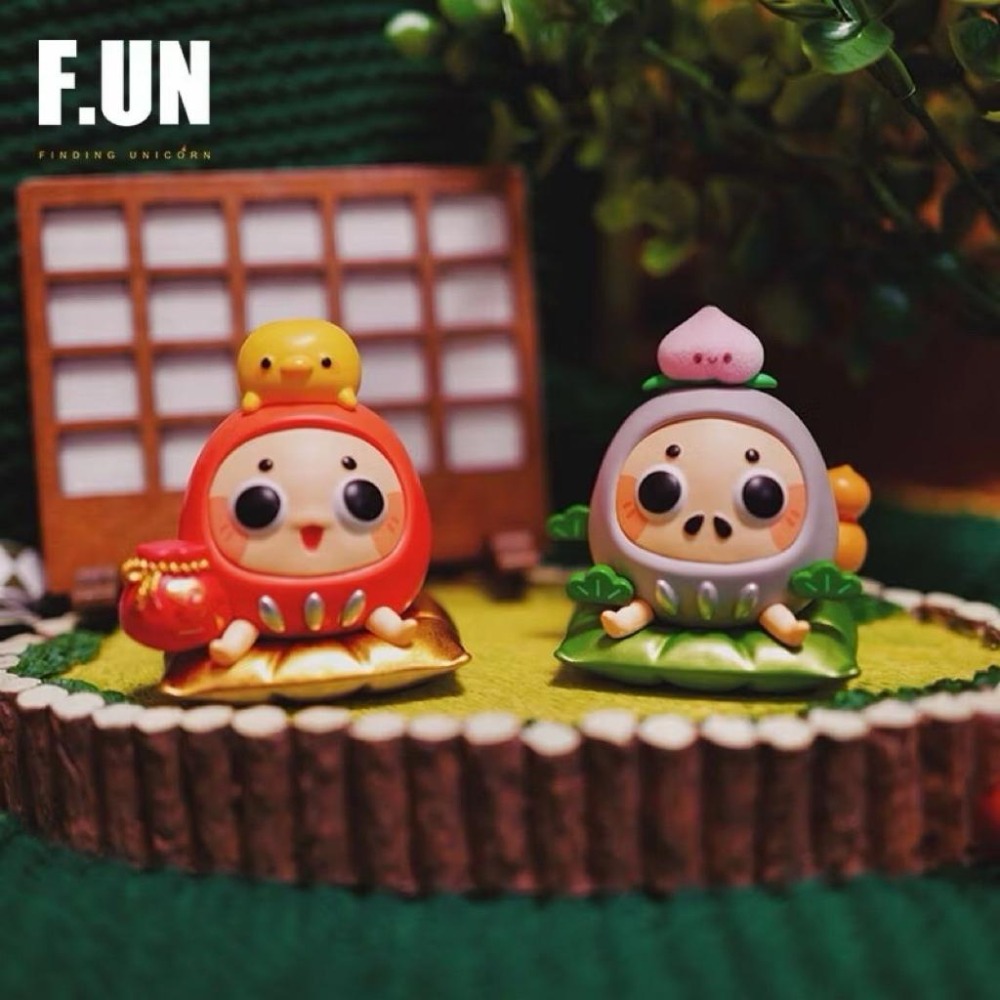 【現貨單售】確認款 DAMOOGEE 達摩吉一代 喜 發 財 福 祿 壽 恭 吉 吉祥 非隱藏 盒玩 盲盒 模型-細節圖3