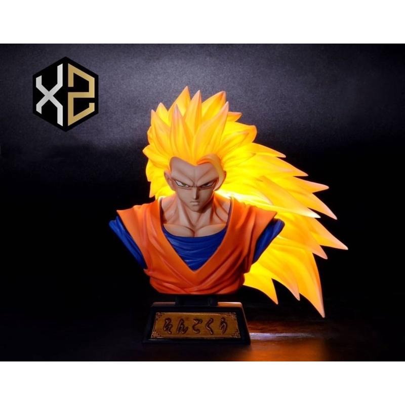 現貨 XZ studio 正模 七龍珠 超三 孫悟空 未來悟飯 巴達克 胸像 GK  小智工作室 超級賽亞人 非布羅利-細節圖2