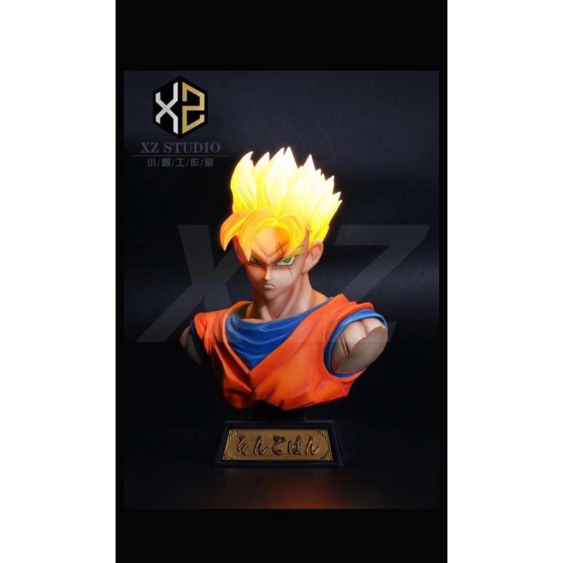 現貨 XZ studio 正模 七龍珠 超三 孫悟空 未來悟飯 巴達克 胸像 GK  小智工作室 超級賽亞人 非布羅利-細節圖4
