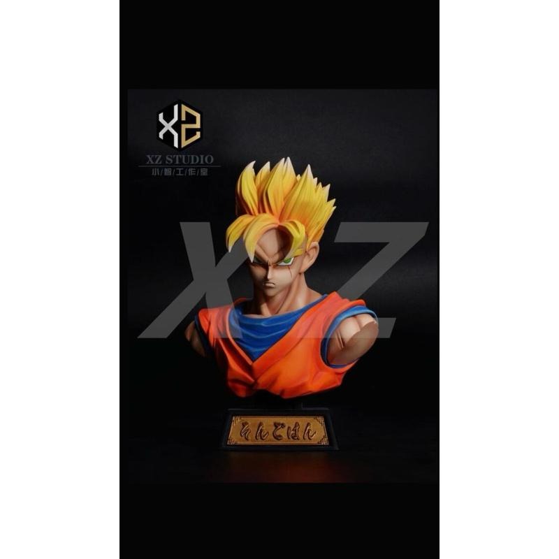現貨 XZ studio 正模 七龍珠 超三 孫悟空 未來悟飯 巴達克 胸像 GK  小智工作室 超級賽亞人 非布羅利-細節圖5
