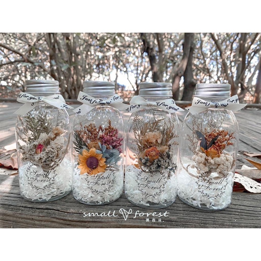 乾燥花 畢業花束 牛奶瓶 花束 情人節 生日 禮物畢業 伴娘禮 捧花 婚禮小物 閨蜜送禮-細節圖3