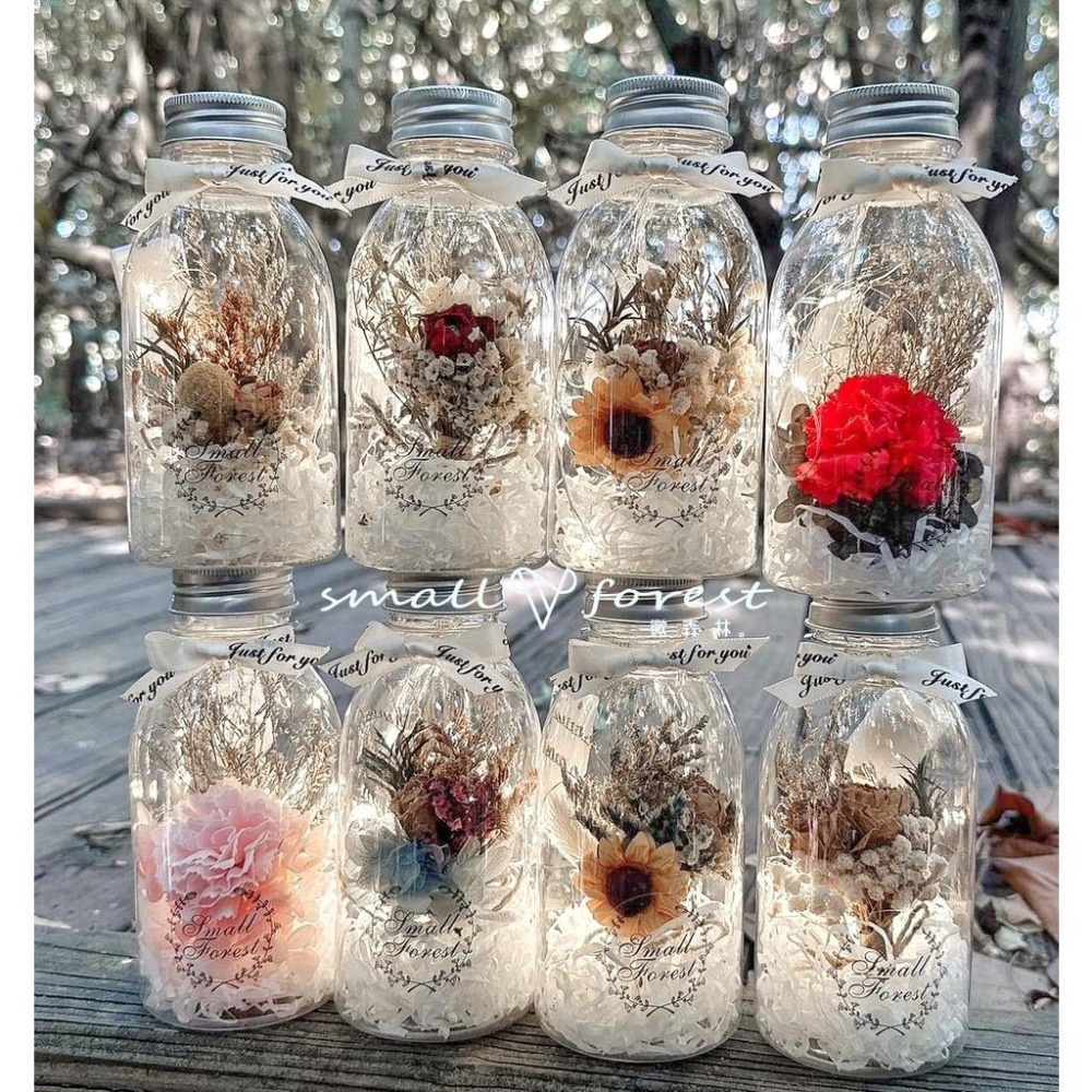 乾燥花 畢業花束 牛奶瓶 花束 情人節 生日 禮物畢業 伴娘禮 捧花 婚禮小物 閨蜜送禮-細節圖6