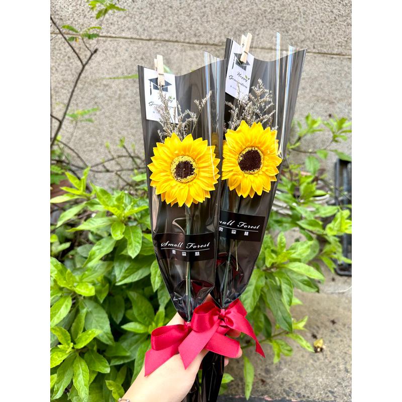 買五送一 向日葵花束 畢業 禮物 乾燥花 香皂花 向日葵 情人節-細節圖4