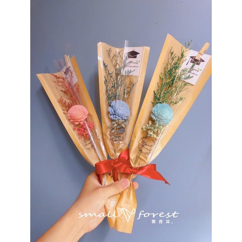 買五送一 太陽玫瑰 乾燥花 通草花 花束 畢業 禮物 情人節 滿天星 卡斯比亞-細節圖6