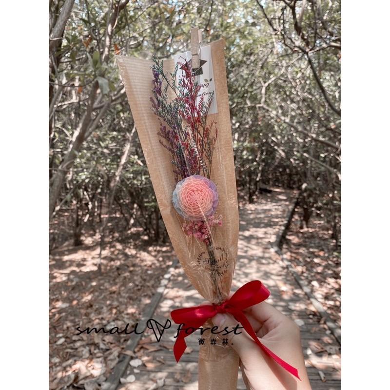 買五送一 太陽玫瑰 乾燥花 通草花 花束 畢業 禮物 情人節 滿天星 卡斯比亞-細節圖8