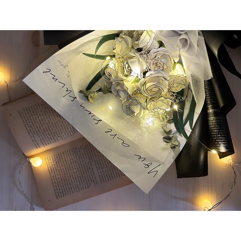 香皂花束 玫瑰花 情人節 畢業季 花束 禮物 乾燥花 永生花-細節圖4