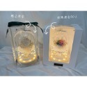 玻璃燈罩 永生花 玫瑰花 乾燥花 畢業花束 花束 情人節 生日 禮物畢業 康乃馨 伴娘禮 捧花 婚禮小物 乾燥花燈罩-規格圖9