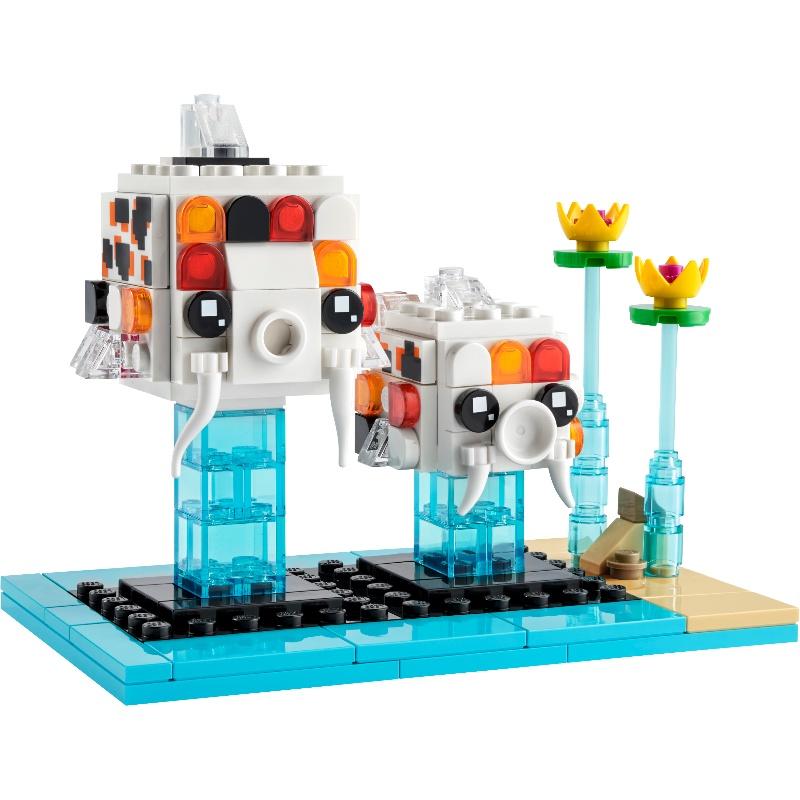 ☆電玩遊戲王☆新品現貨 LEGO 40545 大頭系列 錦鯉  BrickHeadz-細節圖3