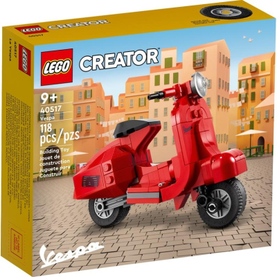 ☆電玩遊戲王☆新品現貨 樂高 LEGO 40517 偉士牌摩托車 公司貨 VESPA 可變型重機