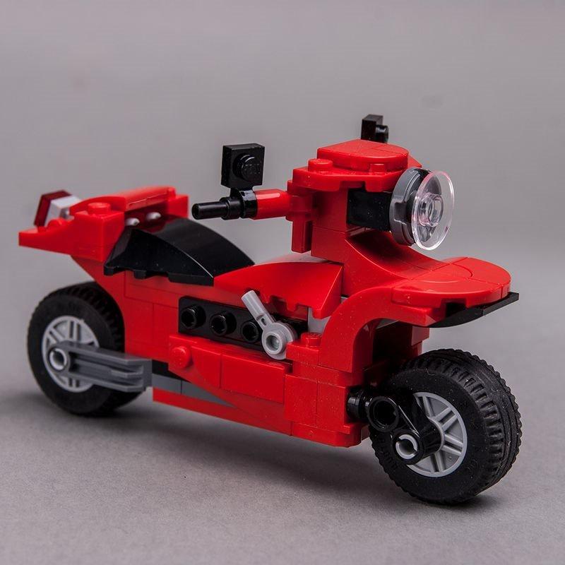 ☆電玩遊戲王☆新品現貨 樂高 LEGO 40517 偉士牌摩托車 公司貨  VESPA 可變型重機-細節圖4