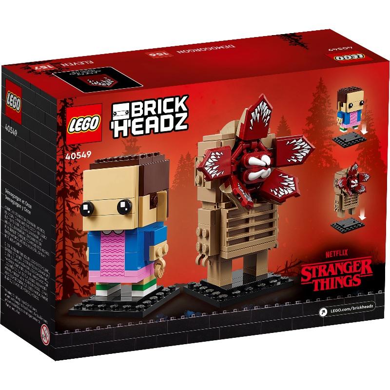 ☆電玩遊戲王☆新品現貨 樂高 LEGO 40549 BrickHeadz 怪奇物語 魔神＆伊萊雯 Demogorgon-細節圖2