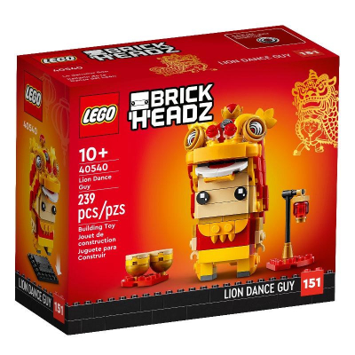 ☆電玩遊戲王☆新品現貨 樂高 LEGO 40540 舞獅人 BrickHeadz Lion Dance Guy 台樂公司