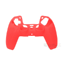 ☆電玩遊戲王☆全新現貨 PS5 無線手把控制器 矽膠套 果凍套 保護套 藍 黑 紅 白 四色任選 顆粒防滑款-規格圖1