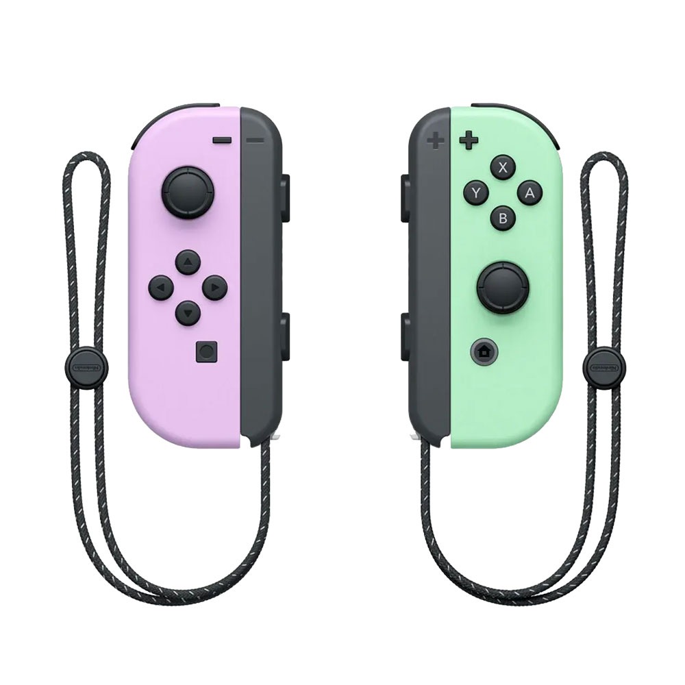 ☆電玩遊戲王☆新品現貨 Nintendo Switch Joy-Con 控制器組（淡雅紫／淡雅綠）台灣公司貨-細節圖2