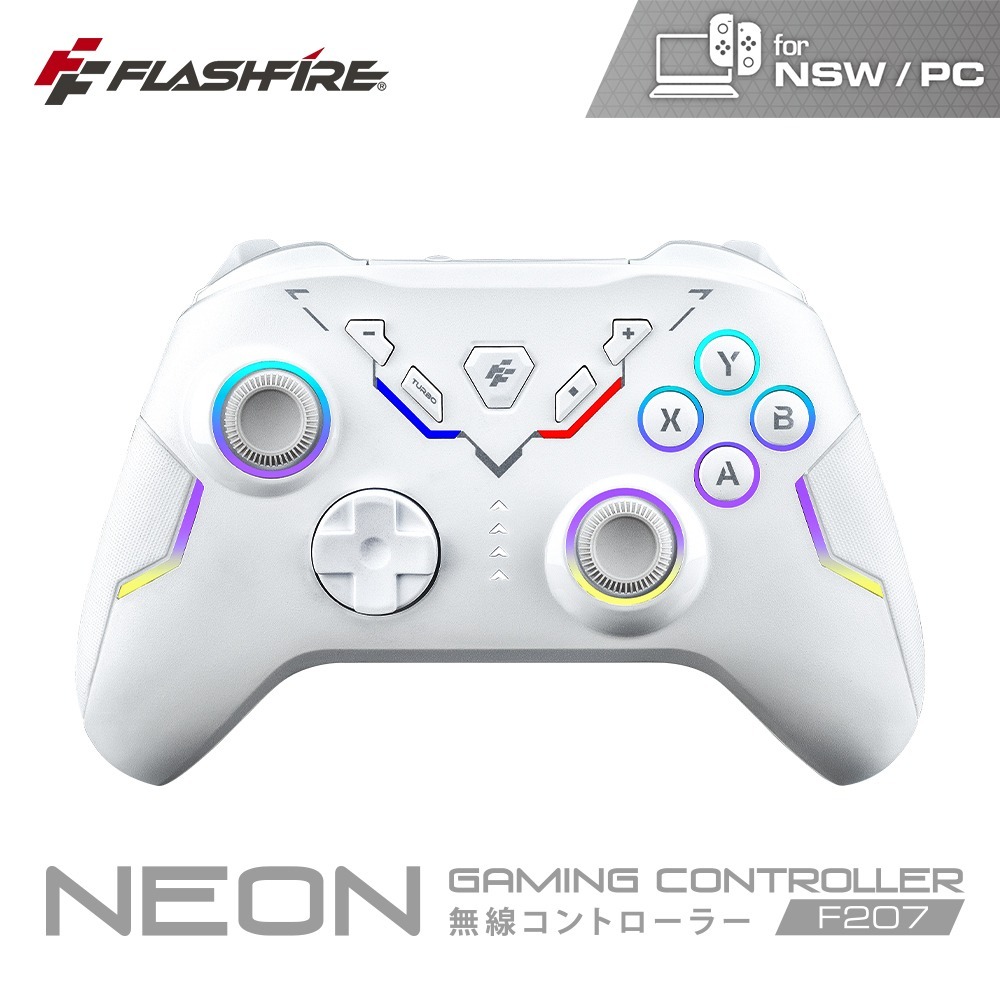 電玩遊戲王☆FlashFire NEON 遊隼無線高效能手把 PC Switch iOS 安卓 附無線接收器 黑神話悟空-規格圖11