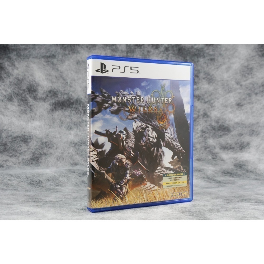 ☆電玩遊戲王☆新品現貨 PS5 魔物獵人 荒野 中文一般版（附贈預購特典)+鐳雕石板杯墊-細節圖2