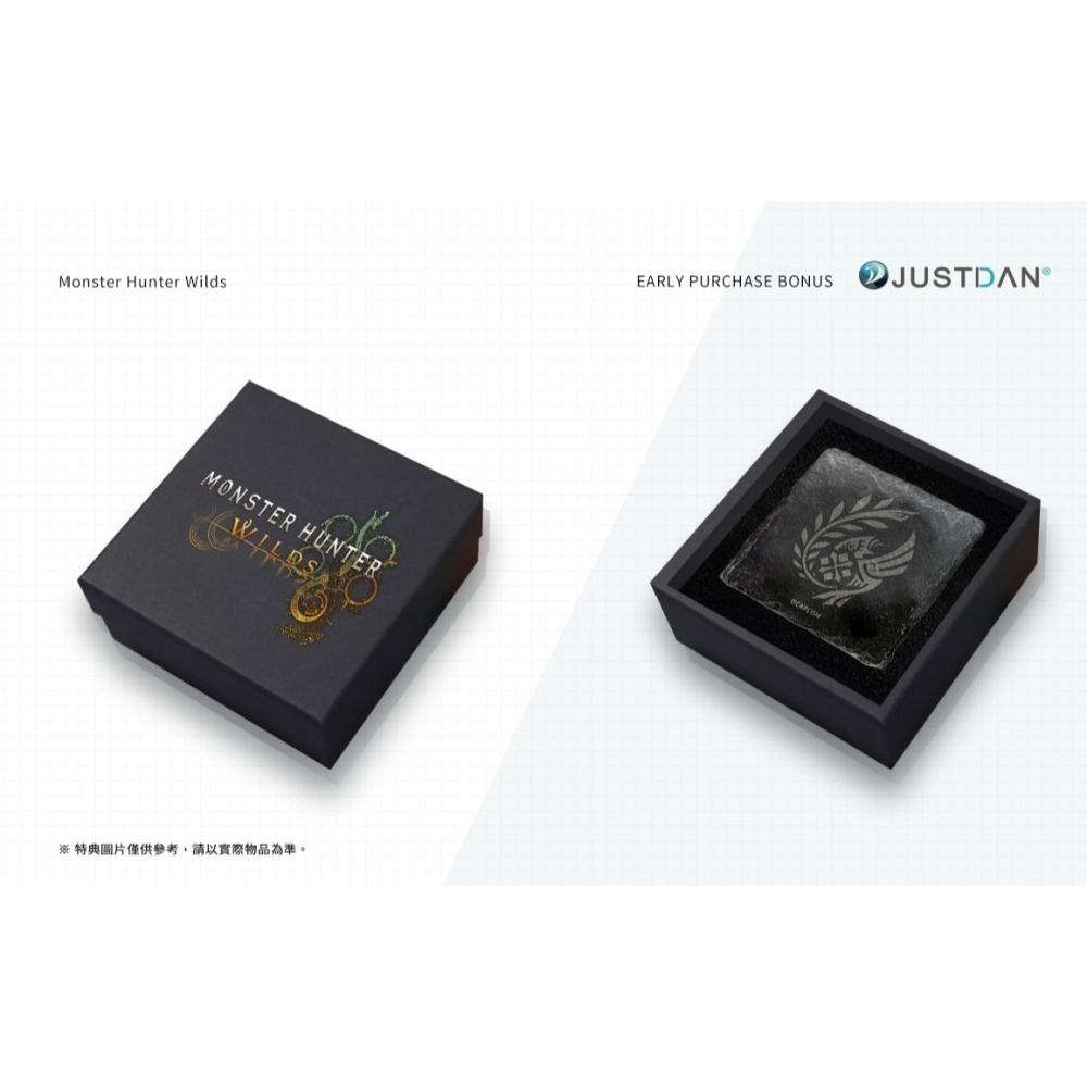 ☆電玩遊戲王☆新品現貨 PS5 魔物獵人 荒野 中文一般版（附贈預購特典)+鐳雕石板杯墊-細節圖4