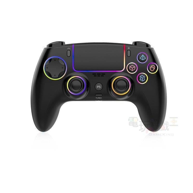 ☆電玩遊戲王☆新品現貨 LUCAS PS5/PC 無線手把控制器 連發 振動 六軸 手把開機 觸控 巨集映射 霍爾扳機-規格圖7