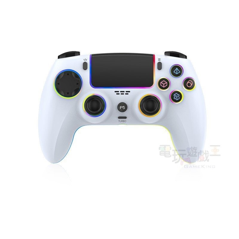 ☆電玩遊戲王☆新品現貨 LUCAS PS5/PC 無線手把控制器 連發 振動 六軸 手把開機 觸控 巨集映射 霍爾扳機-規格圖7