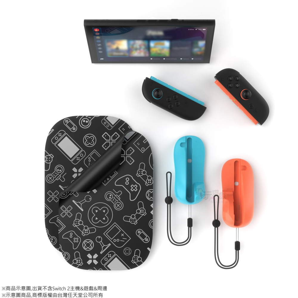 ☆電玩遊戲王☆新品現貨 JYS Switch 2 NS2 Joy-Con 手把控制器 滑鼠握把 滑鼠座 滑鼠套附滑鼠塾組-細節圖4