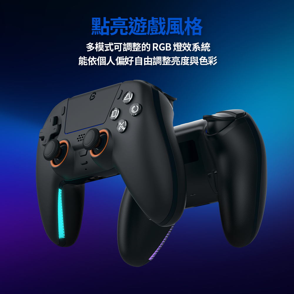 ☆電玩遊戲王☆新品現貨 Bteam Quantum 極域 PS5 無線遊戲手把 無線遊戲手把 量能黑 PC-細節圖8