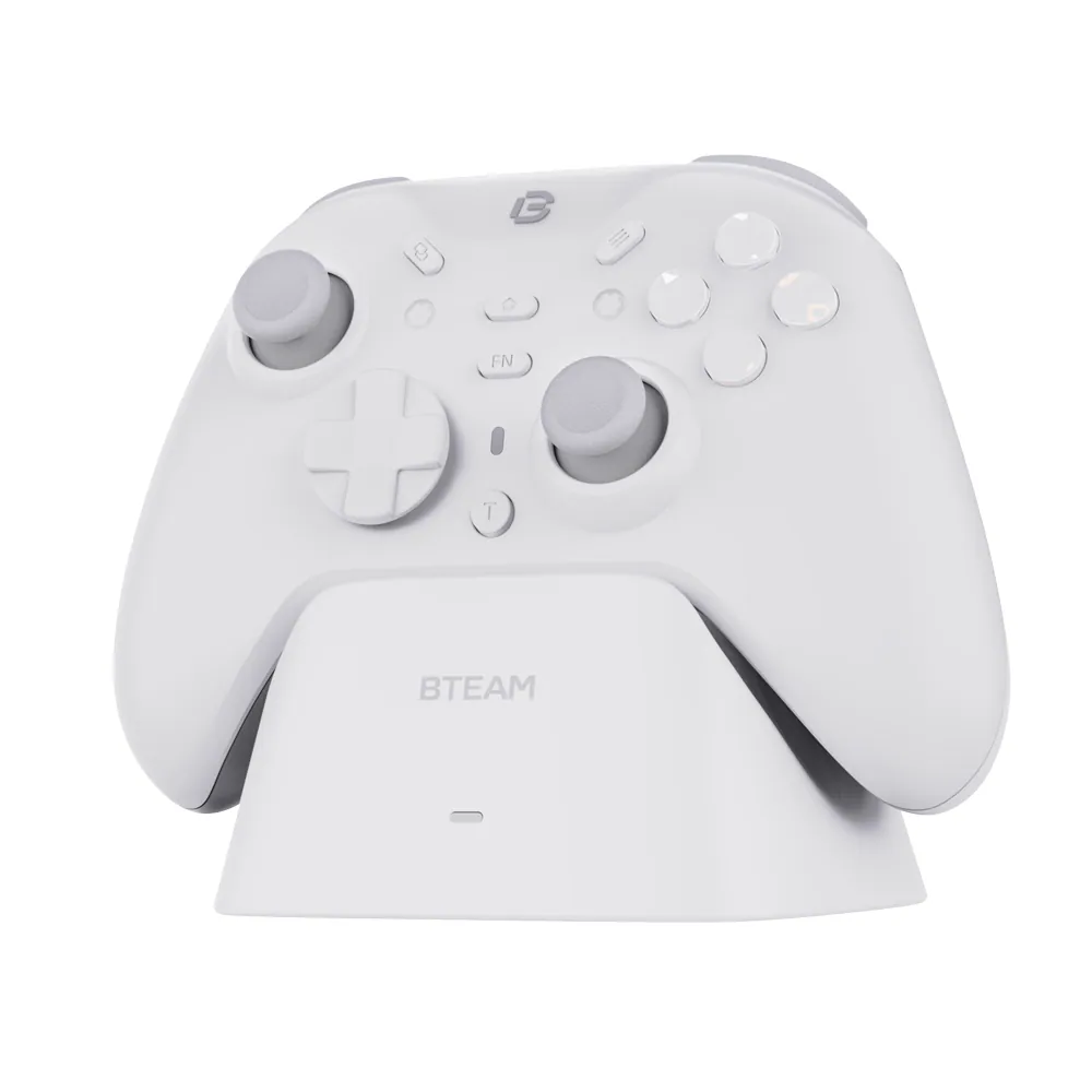 ☆電玩遊戲王☆新品現貨 Bteam Specter 沛影 無線遊戲手把 雲霧白 PC Switch1/2 附充電底座-細節圖2