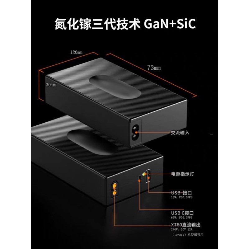 第三代 氮化鎵 模組化筆電變壓器 各品牌適用-細節圖2