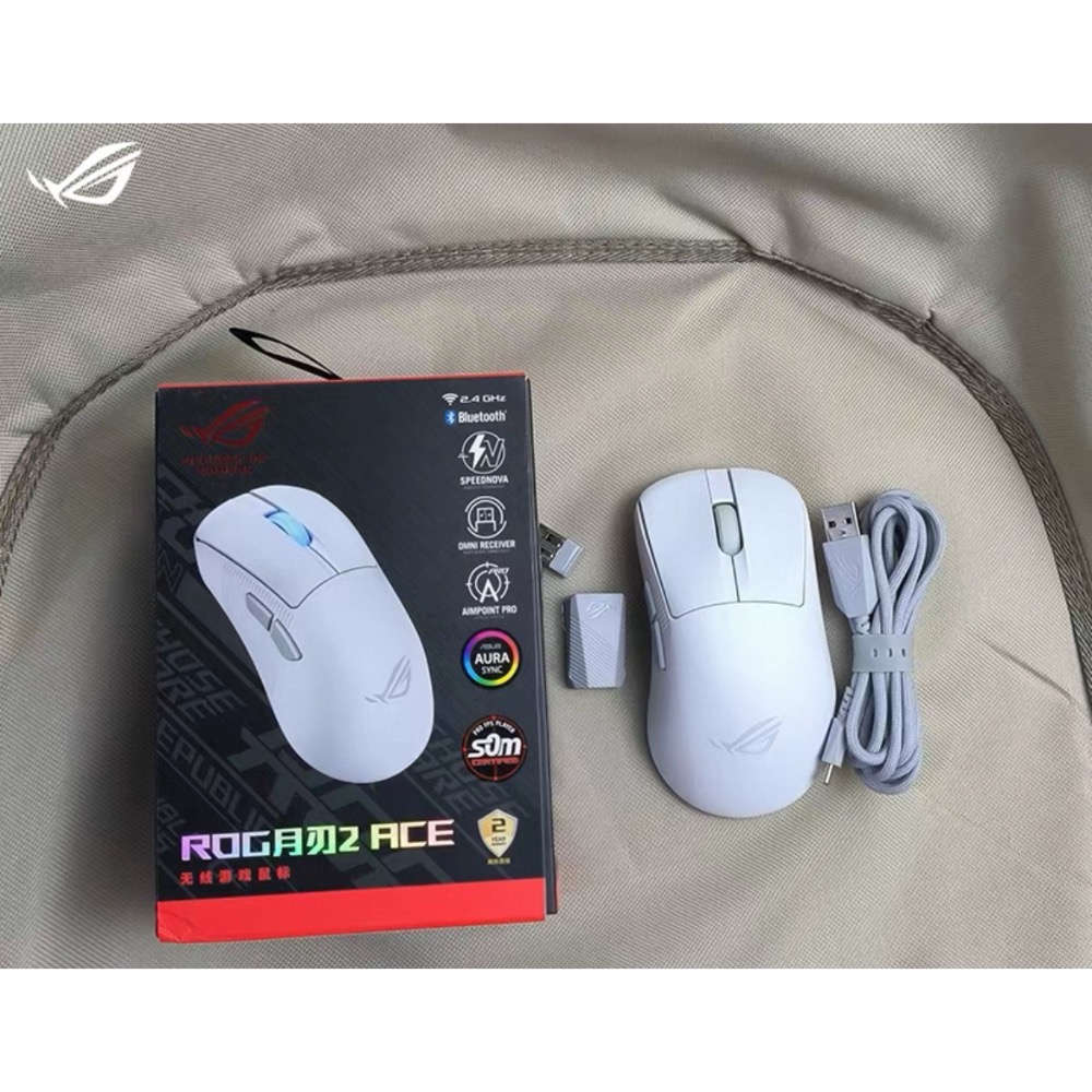 ROG Keris II Wireless Ace 無線滑鼠 三模連接 月刃2 ACE-細節圖2