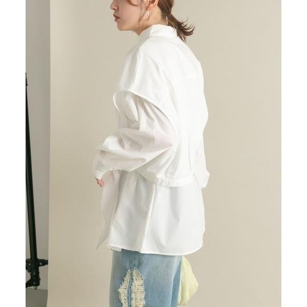 ：常花二手：🇯🇵 KBF ✿ 特殊背心造型綁帶襯衫（實拍照請看下方商品說明欄）日牌正品 現貨-細節圖2