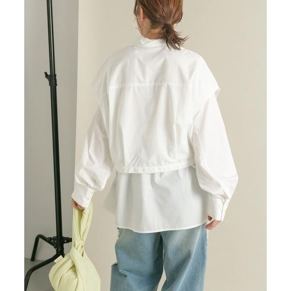 ：常花二手：🇯🇵 KBF ✿ 特殊背心造型綁帶襯衫（實拍照請看下方商品說明欄）日牌正品 現貨-細節圖3