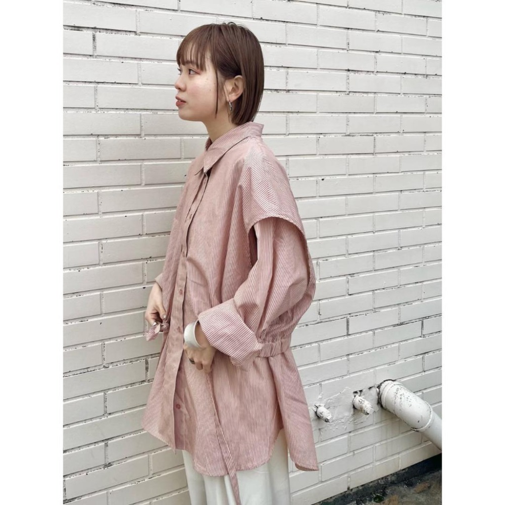 ：常花二手：🇯🇵 KBF ✿ 綁帶背心特殊造型襯衫（實拍照請看下方商品說明欄）＃日牌正品-細節圖6