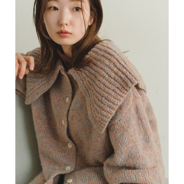 ：常花二手：🇯🇵 Kastane ✿ 超可愛大翻領長版針織外套（實拍照請看下方商品說明欄）＃正品-規格圖11