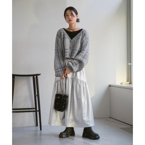 ：常花二手：🇯🇵 Kastane ✿ 特殊絨絨布料造型短版針織外套（實拍照請看下方商品說明欄）日牌正品 現貨-細節圖10