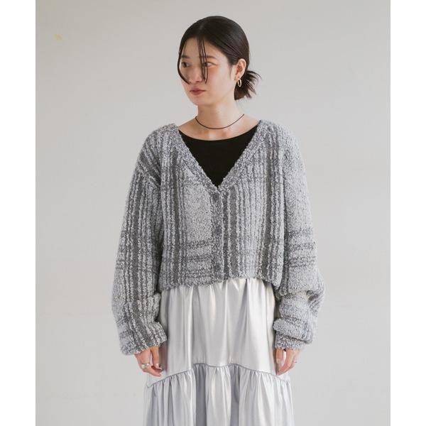 ：常花二手：🇯🇵 Kastane ✿ 特殊絨絨布料造型短版針織外套（實拍照請看下方商品說明欄）日牌正品 現貨-細節圖11