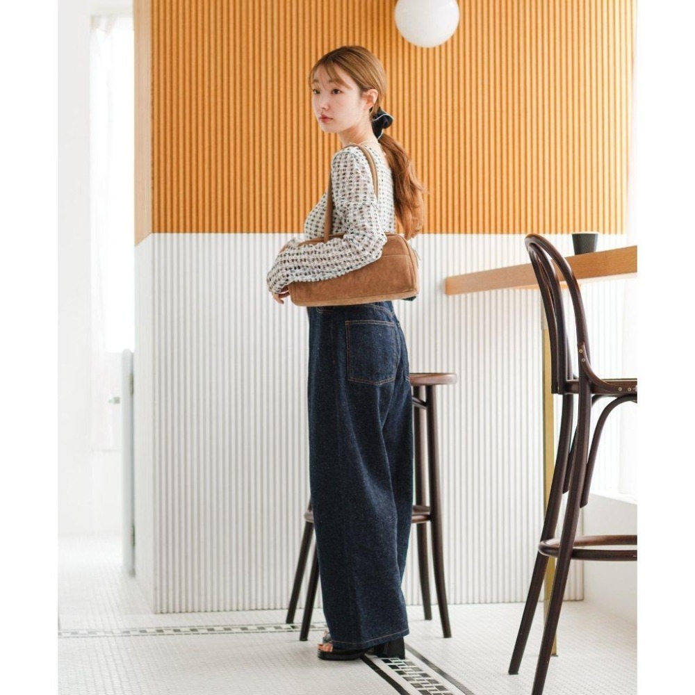 ：常花二手：🇯🇵 Kastane ✿ 雙面穿透膚立體格紋上衣（實拍照請看下方商品說明欄）日牌正品 現貨-細節圖6