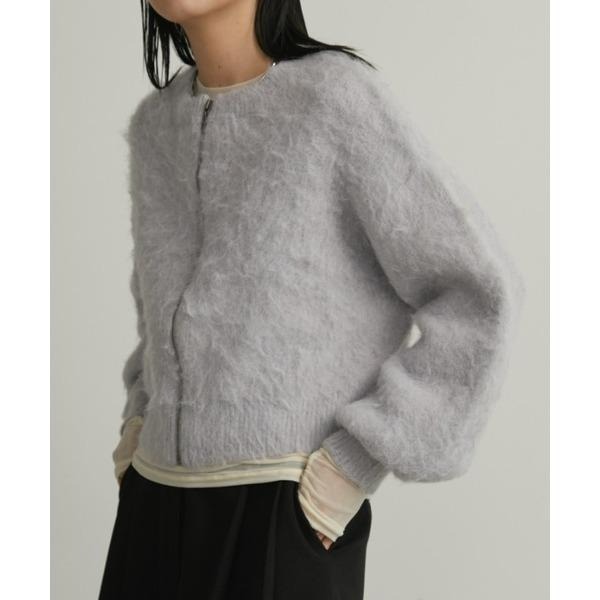 ：常花二手：🇯🇵 Aunt Marie’s ✿ 毛絨拉鍊針織開襟衫（實拍照請看下方商品說明欄）日牌正品 現貨-細節圖2