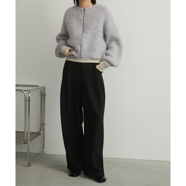 ：常花二手：🇯🇵 Aunt Marie’s ✿ 毛絨拉鍊針織開襟衫（實拍照請看下方商品說明欄）日牌正品 現貨-細節圖4